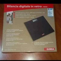 BILANCIA PESAPERSONE DIGITALE IN VETRO NERO