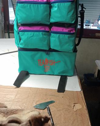 Zaino porta accessori/esche x la pesca