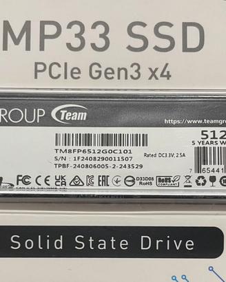 SSD Nvme 512GB