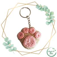  Portachiavi zampa amigurumi