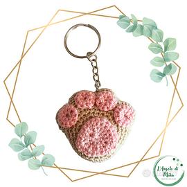  Portachiavi zampa amigurumi
