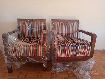 Poltrone Vintage Stile Art Déco