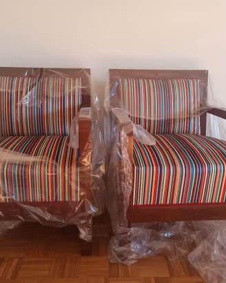 Poltrone Vintage Stile Art Déco
