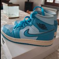 Jordan 1 mid se blue-black
