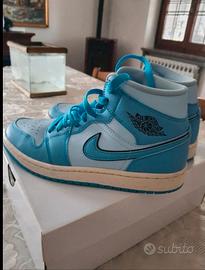 Jordan 1 mid se blue-black