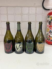 Collezione dom perignon bottiglie vuote