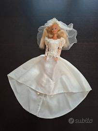 Abito da sposa Barbie vintage 