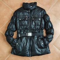 Piumino Geox bambina in vera piuma con cintura