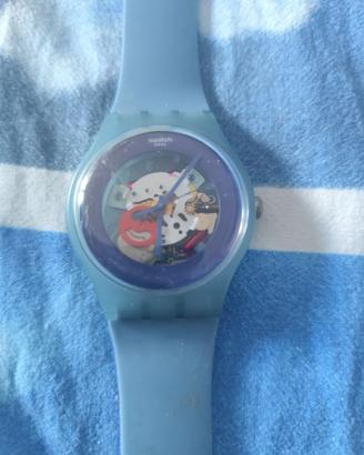 Swatch New Gent Blue Grey Lacquered