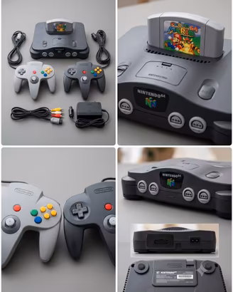 BUNDLE NINTENDO 64 CON SUPERMARIO 64 E 2 JOYSTICK