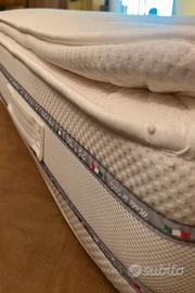 Materasso  matrimoniale topper integrato