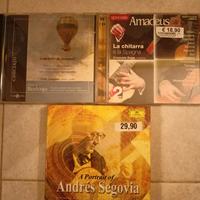 Lotto CD chitarra classica, Segovia, segre