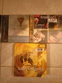 Lotto CD chitarra classica, Segovia, segre