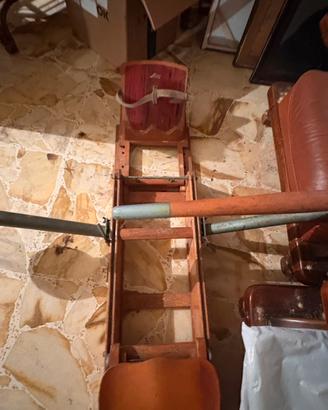 Vogatore in legno vintage