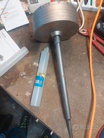 fresa carotatrice punta a tazza 160mm con asta
