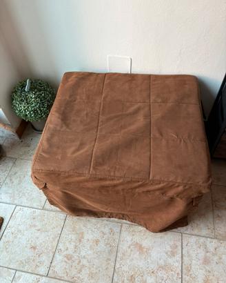 Letto singolo a pouf