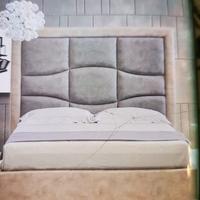 Letto matrimoniale con cassettone 