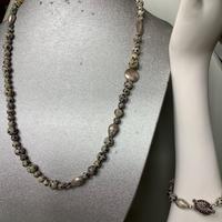Collana e bracciale in Diaspro dalmata