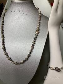 Collana e bracciale in Diaspro dalmata