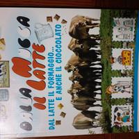 Libro didattico sul latte