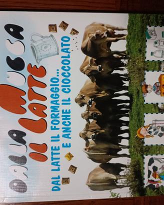 Libro didattico sul latte