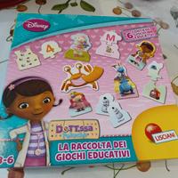 gioco in scatola a tema dottoressa peluche
