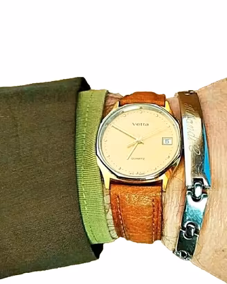 OROLOGIO WYLER VETTA Placcato Oro Unisex FUNZIONA