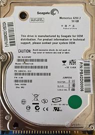 Hard Disk Seagate Momentus 4200.2 – 50GB 2.5" IDE