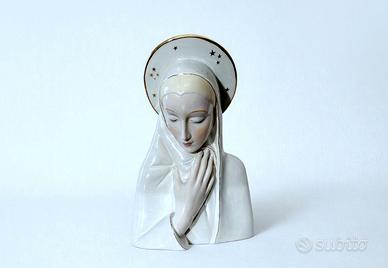 A. RONZAN - Scultura in Ceramica - Madonna - Italy