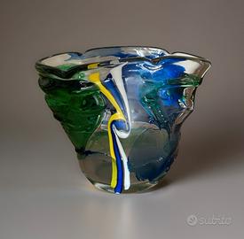 Vaso Vetro Mario Badioli vintage