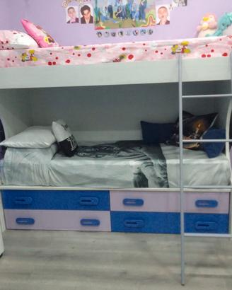 Letti a castello con materassi inclusi nuovi