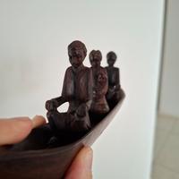 statuetta in legno africana Barca