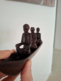 statuetta in legno africana Barca