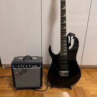 Chitarra elettrica IBANEZ MANCINA+ Amplificatore