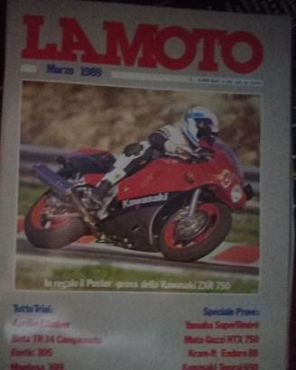 rivista LA MOTO numero 3 anno 1989