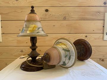Coppia Lampade Vintage da Comodino - Funzionanti