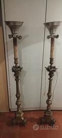Antichi candelabri piantana
