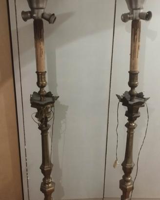 Antichi candelabri piantana