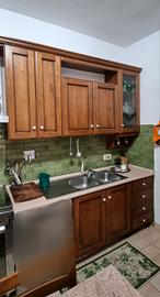 Blocco Pensili Cucina con lavandino.