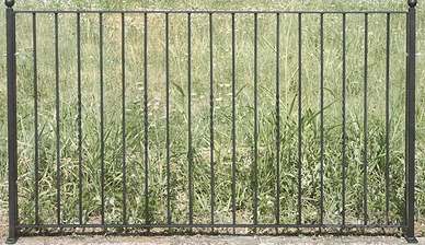 Ringhiere modello Assisi in ferro con corrimano