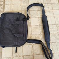 Borsa grigio scuro per pc notebook 28x33