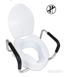 Mobility Rialzo WC con Braccioli  10 cm