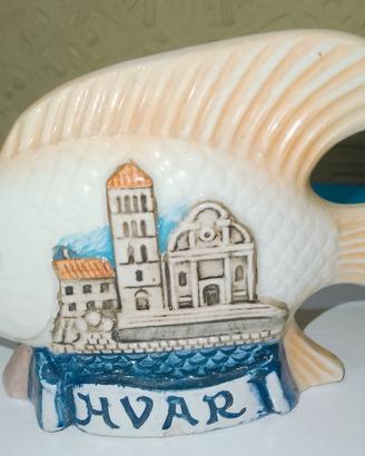 souvenir in ceramica dell'isola di Hvar Croazia