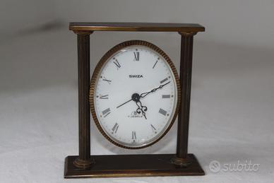 Orologio da tavolo vintage Swiza 8-Jewels