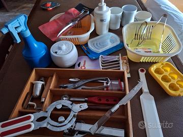 Cucina: oggetti anche mai usati e made in Italy 