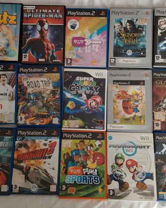 Lotto giochi PS2, Wii e PC