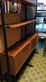 libreria vintage anni 60/70