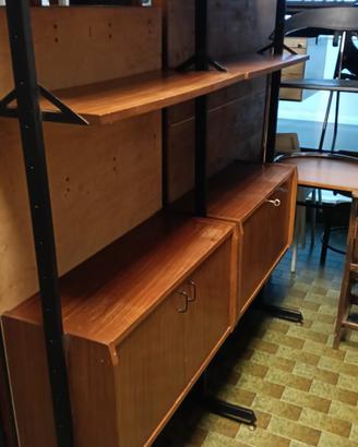 libreria vintage anni 60/70