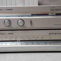 Amplificatore e tuner stereo Fisher