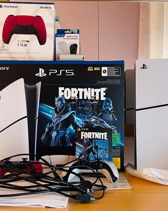 Playstation 5 digital edition fortnite+2 joystick